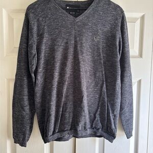 Billabong Men’s Medium Gray V-Neck Sweater